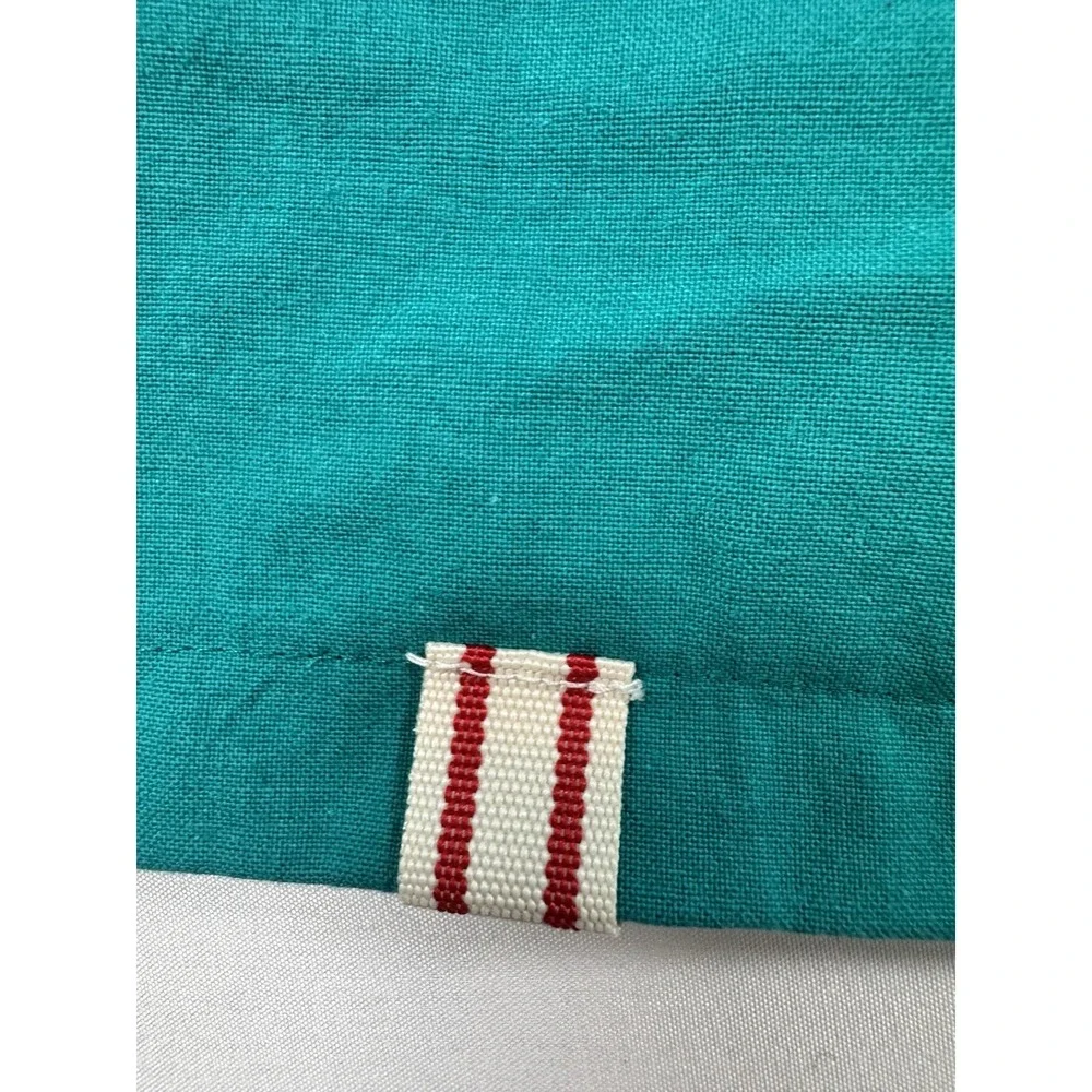 Vintage Pony Marino Decks Mens Nautical Shorts L Teal Orange Deadstock NWT 90s